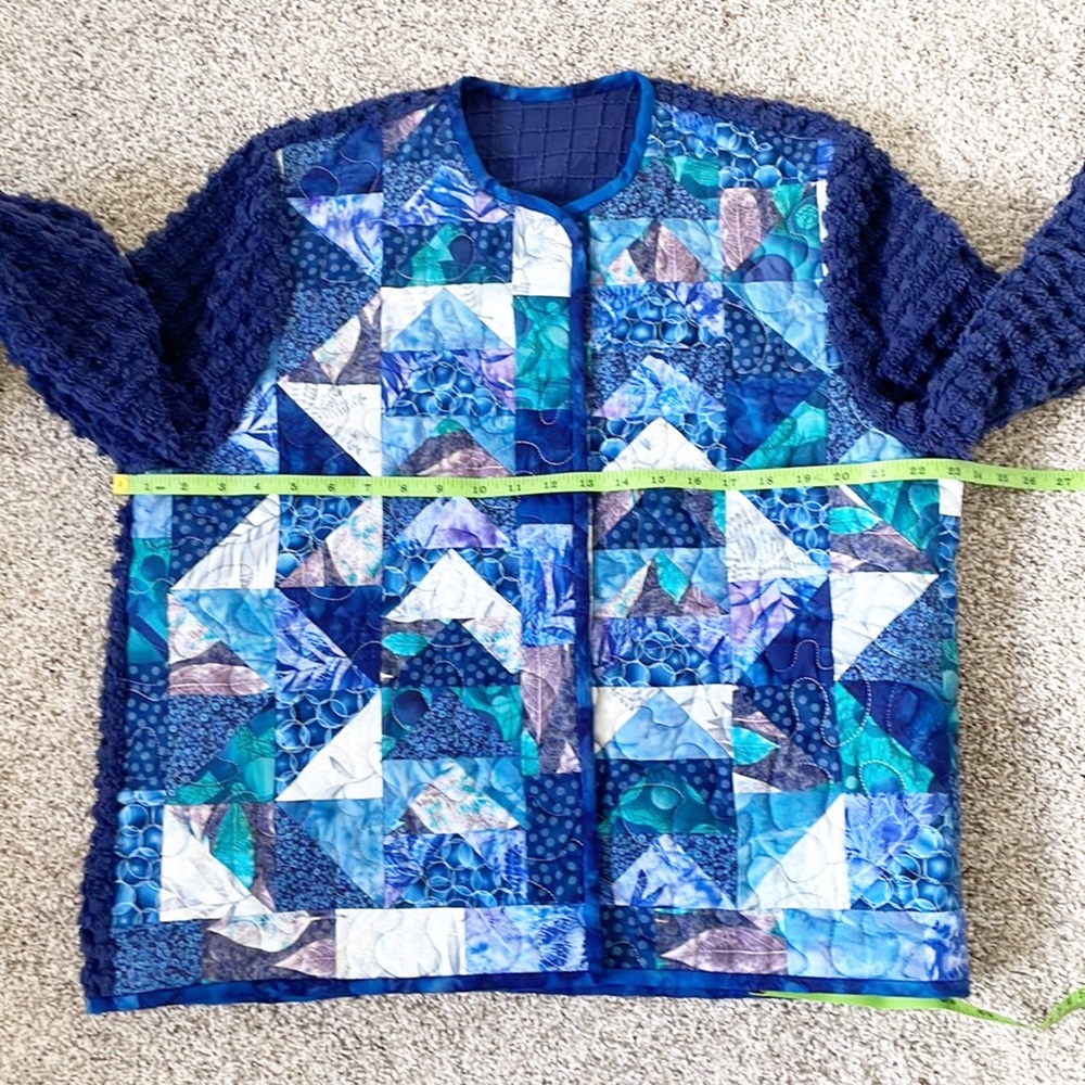 Patchwork Printed Quilted Cotton Jacket - image 5